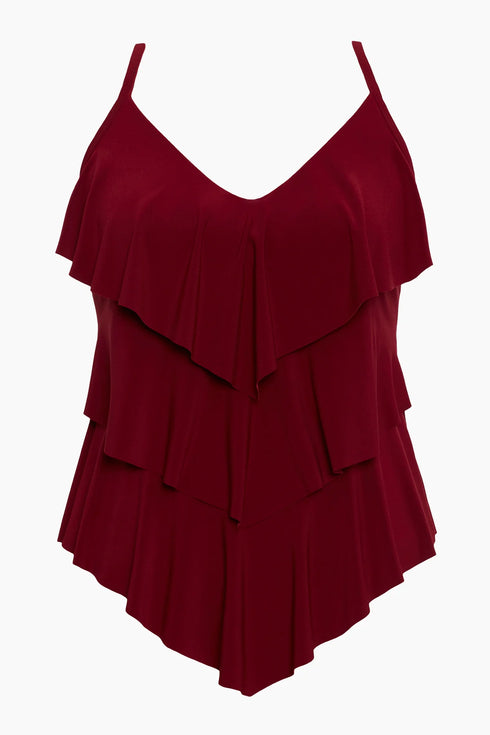 MagicSuit Solids Rita Tankini Top